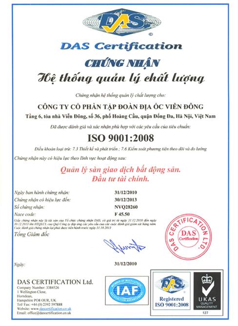 Bảo Việt - Tập đoàn Bảo Việt được cấp chứng chỉ ISO 9001: